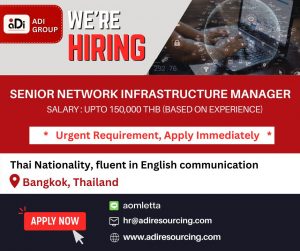 Senior Network Infrastructure Manager