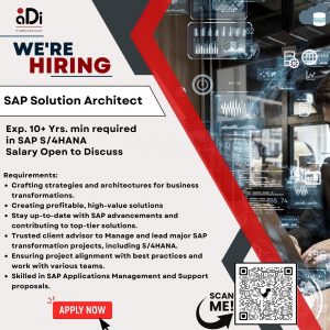 SAP Solution Architect