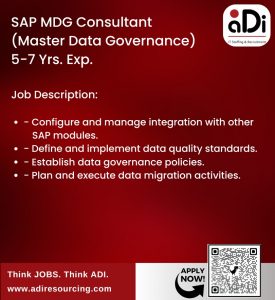 SAP MDG Consultant